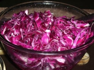 Red Cabbage Slaw