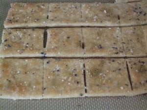 Vegan Crackers Fresh From the Oven
