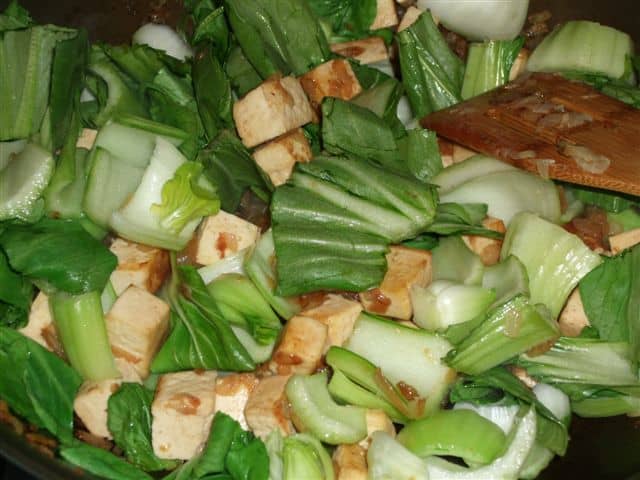 Bok Choy Preparation