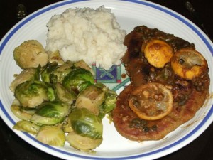 Seitan Scallopini Seitan Scallopini with Lemon Caper Sauce