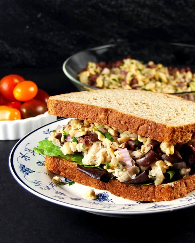 Tuscan Tempeh and Bean Sandwich Vegan Bits