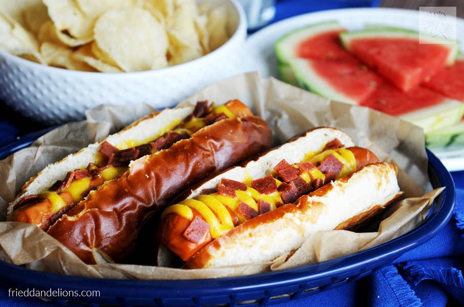 Bacon Cheese Dogs — Totally Vegan! Vegan Bits