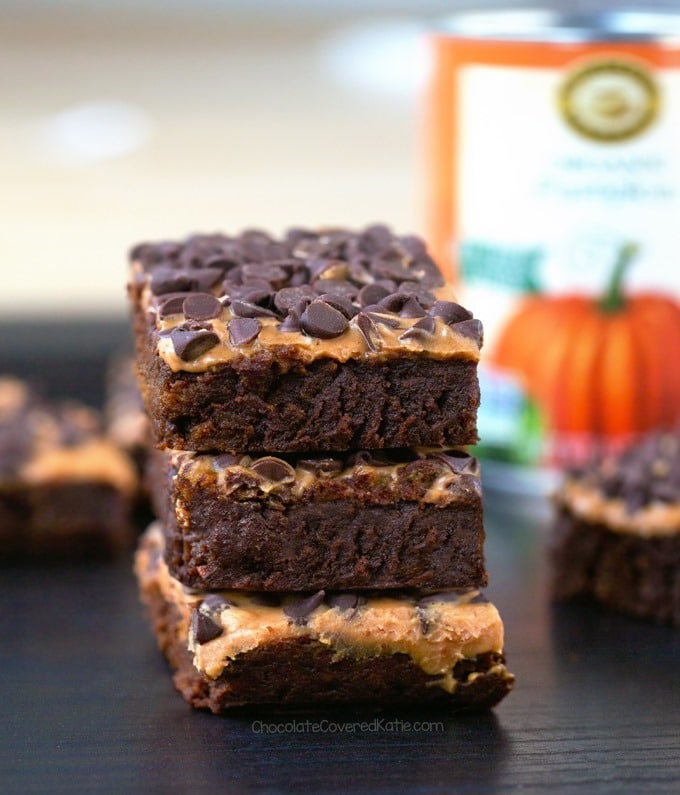 Pumpkin Workout Brownies Vegan Bits