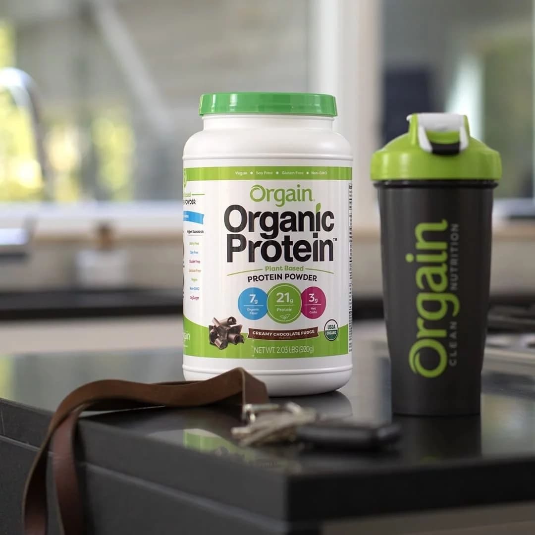 orgain protein powder plant-based